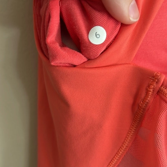 Lululemon Mesh With Me Tank Prism Petal Multi / Atomic Red - Picture 5 of 7